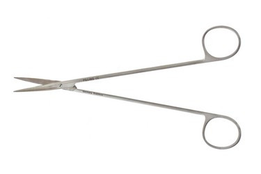 DeMartel Vascular Scissors 7 1/8" (18.0 cm) Angled On Flat Sharp, 352123