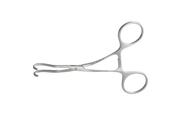 Derra Partial Occlusion Clamps 4 3/8" (11.0 cm) Short, small, 10 mm jaw, 354464
