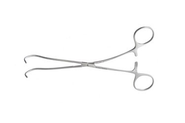 Derra Partial Occlusion Clamps 7 1/4" (18.5 cm) Deep, large, extra-long, 25 mm jaw, 354486