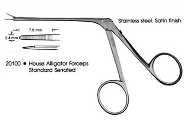 House Alligator Forceps 3 1/8" (8.0 cm), 20100