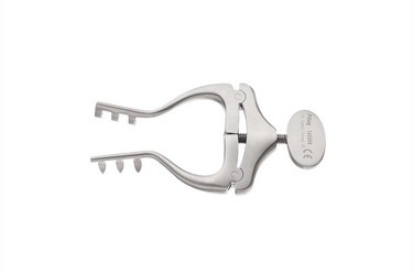 Jansen Retractor 4 3/8" (11.0 cm) 3 x 3 sharp prongs, 165552