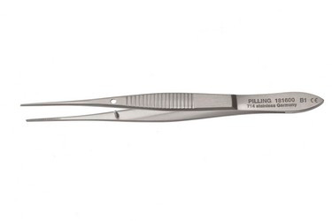 Iris Dressing Forceps 3 7/8" (10.0 cm) Straight, 181600