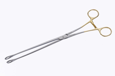 Kaiser-Pilling Long Jaw Ring Forceps 12 5/8" (32.0 cm) Straight (1L), 841010