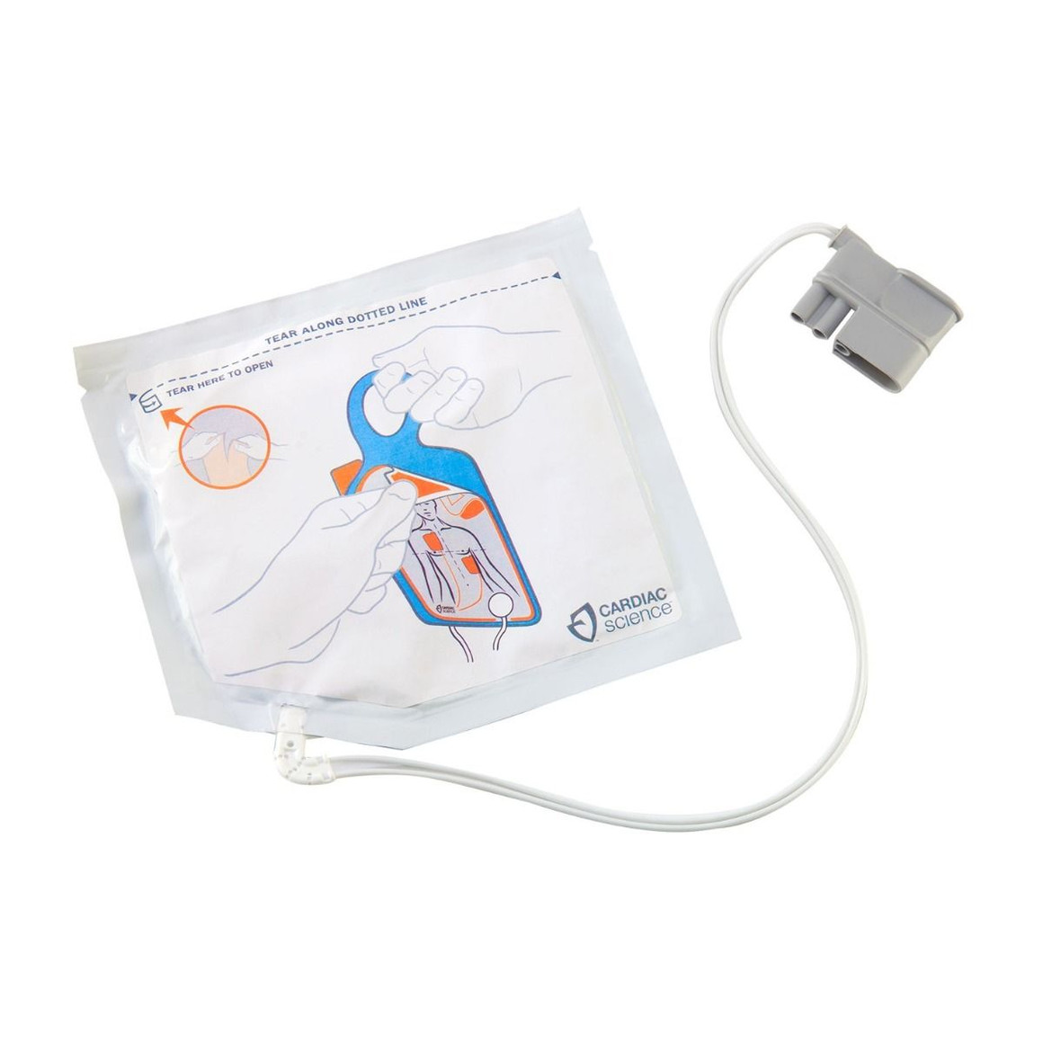 CS G5 Adult AED Intellisense Electrodes (non polarized)