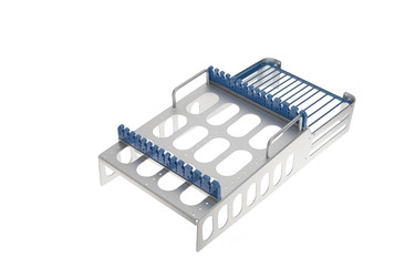 Lap Chole Instrument Inserts 20" (50.8 cm) Holds 14 instruments, 8" A type container ,fits P37316 and P37317, P37329