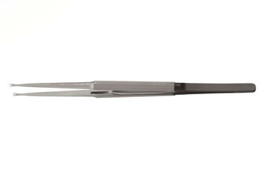 Micro Diama-Grip Ring Forceps 8 1/4" (21.0 cm) Small 1.2 mm ring tip., 357648DG