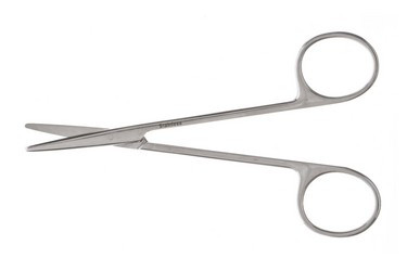 Metzenbaum Scissors 7 1/8" (18.0 cm) Straight Weck Pattern, bright finish, 460870