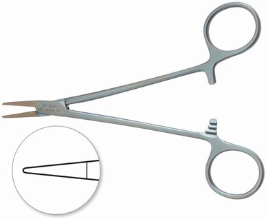 Microvascular Titanium Ring Handle Needle Holders 6 1/4" (16.0 cm), 359382
