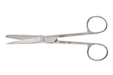 Operating Scissors, S/B 5 7/8" (15.0 cm) Straight Stainless Sharp/Blunt blades, 460175