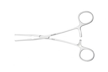Pilling Miniature Pediatric Clamps 6 3/4" (17.0 cm) Patent Ductus, straight, 2" (5 cm) jaws, 354720