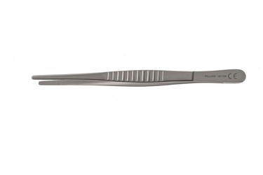 Pilling Thumb Dressing Forceps 7 1/4" (18.5 cm) 4.0 mm tip., 181108