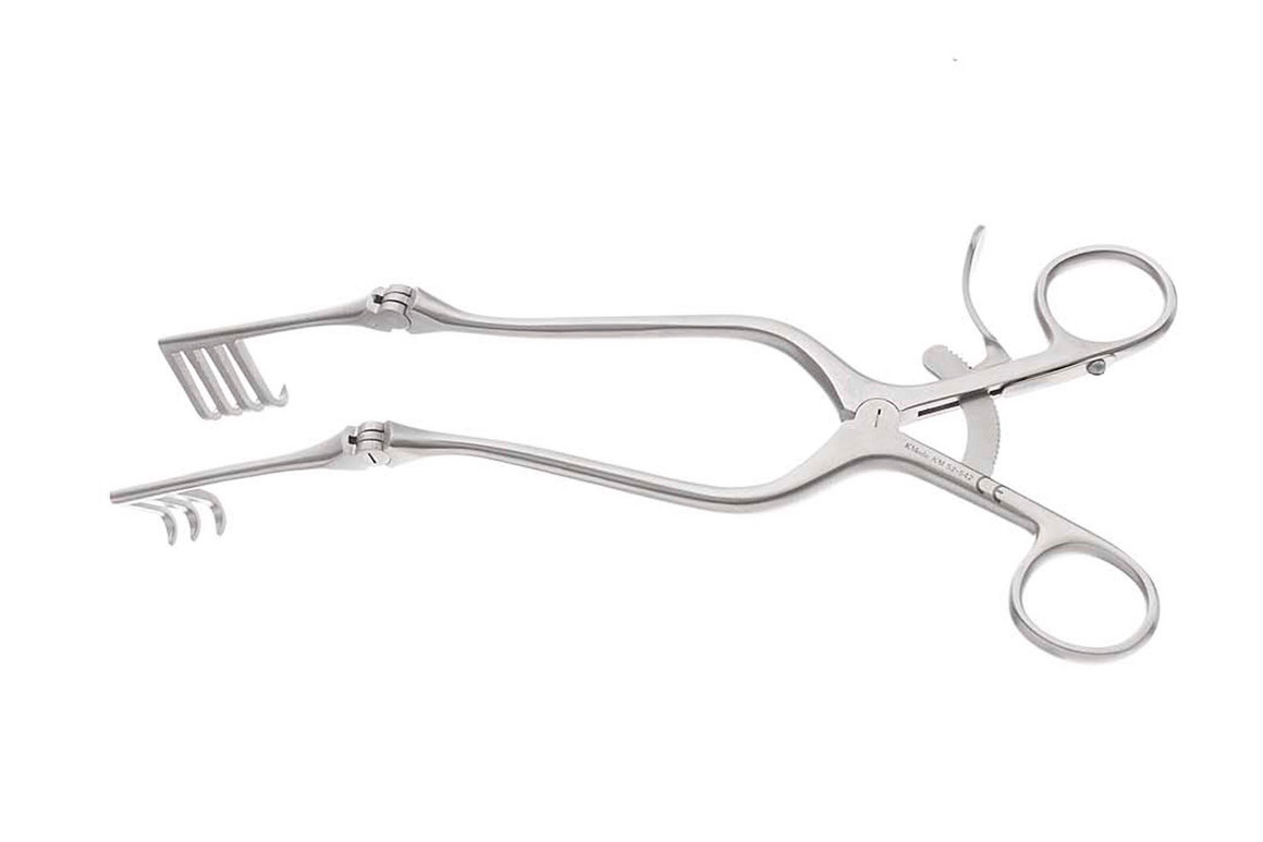 Scalp Contour Retractors 5 1/2" (14.0 cm) 3 x 4 sharp prongs, KM52548
