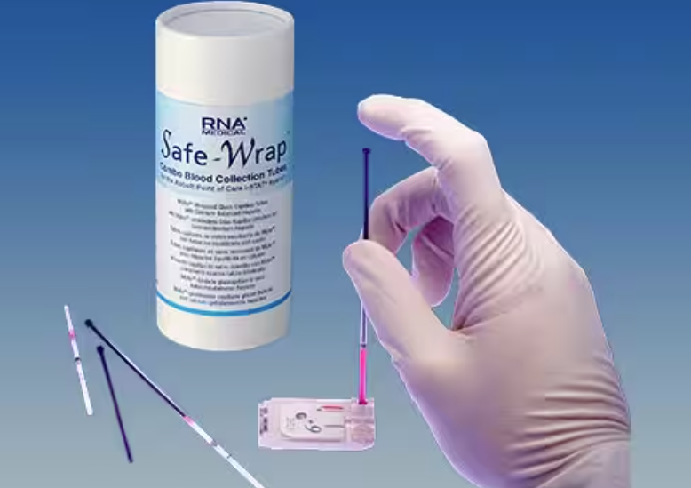 RNA Medical Safe-Wrap Combo Blood Collection Tubes for i-STAT (Package of 50 Tubes) 95 uL