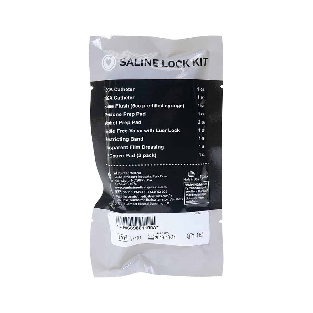 MOJO Saline Lock Kit (Case of 10), 80-110-10