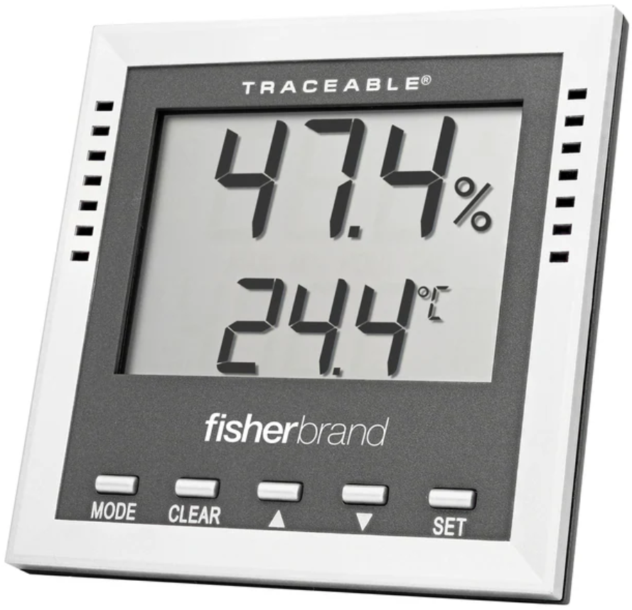 Fisherbrand Traceable Dew-Point/Wet-Bulb/Humidity Thermometer, 15077963