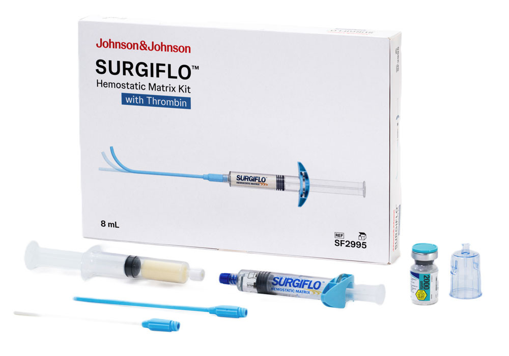 Hemostatic Agent SURGIFLO Hemostatic Matrix Kit with Thrombin 8 mL Sterile 6/Box