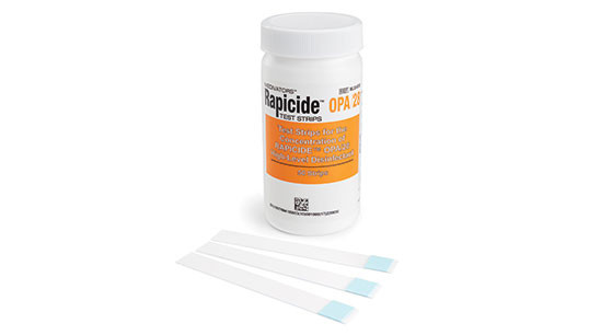 Rapicide OPA/28 High Level Disinfectant Test Strip