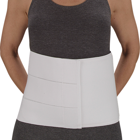 4-Panel Abdominal Binder Medium/Large, 46" to 62" Waist, 12" Panel H, Latex-free