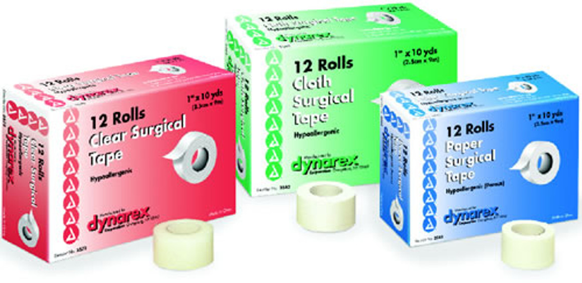 Dynarex - Porous Tape 2 x 10 yds Box of 6