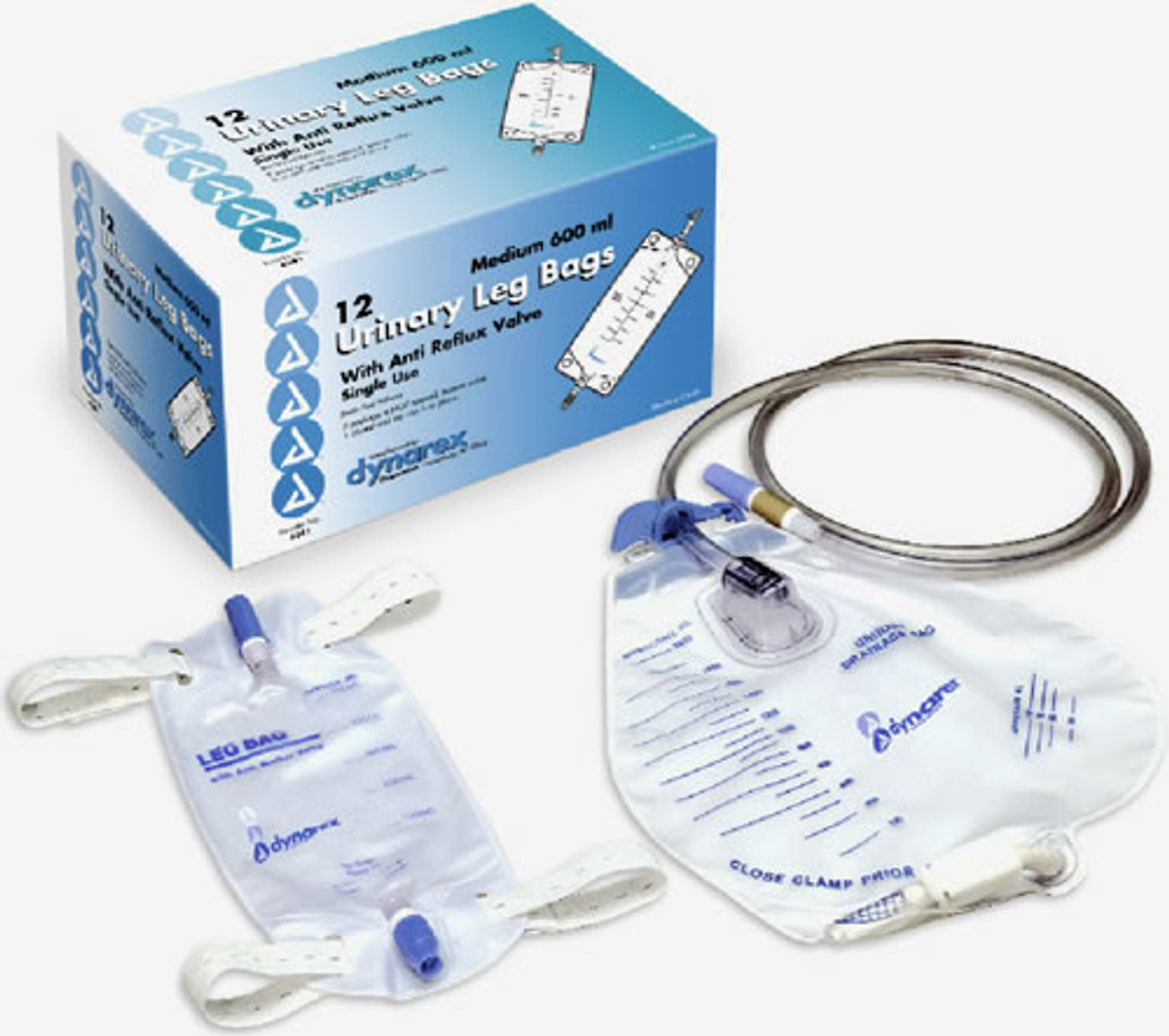 5Pcs Pack 500ml Urine Catheter Leg Bags with Long Lever Tap Valve Complete  Kit | eBay