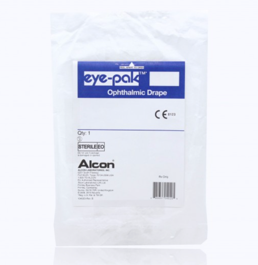 Alcon Eye-Pak Opthalmic Eye Drape , 1029, with incise mini