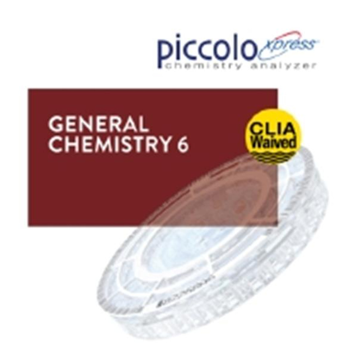 Piccolo Xpress General Chemistry 6 Reagent Disc, (07P02-01) 10/Box