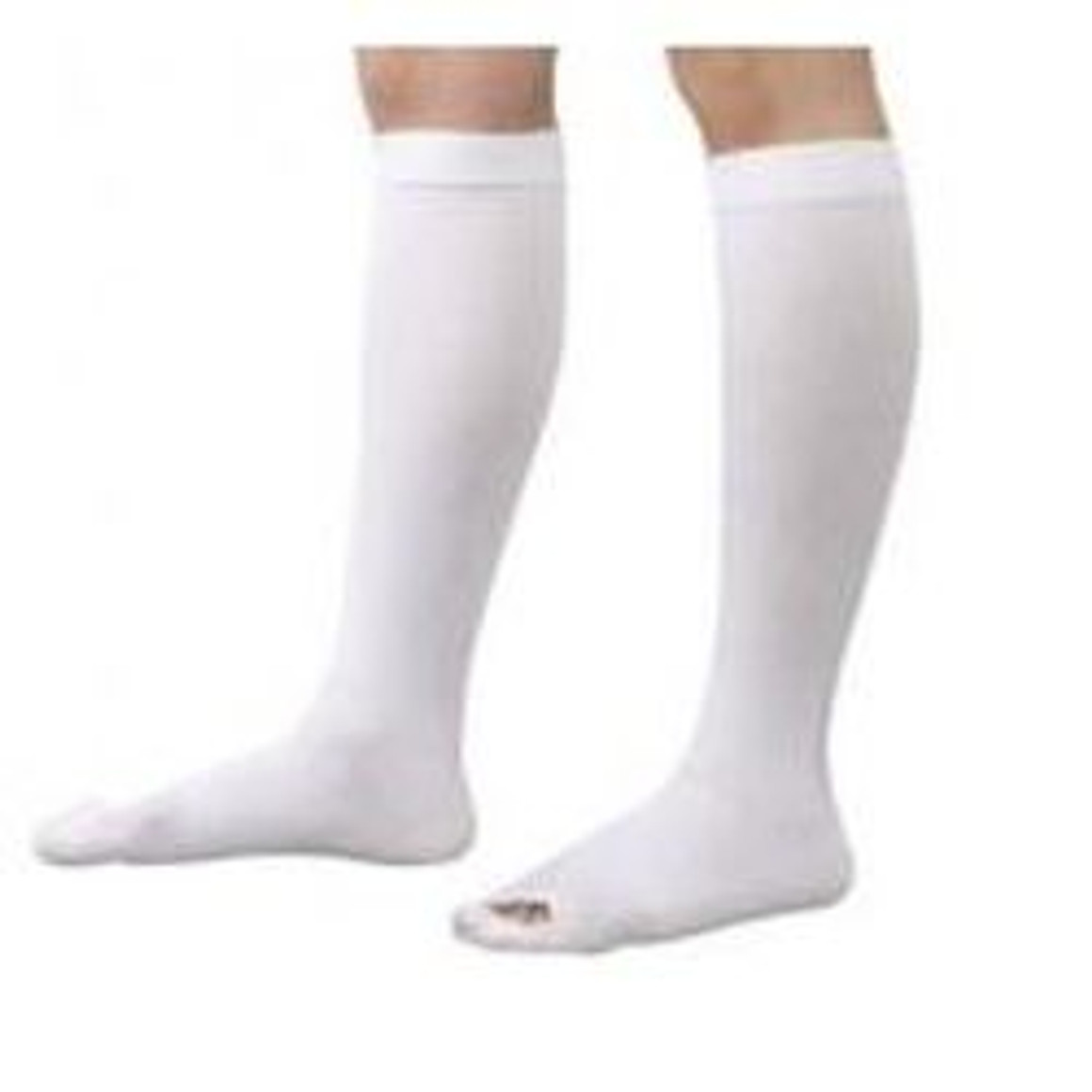 Carolon Company Anti- Embolism Stocking w/ Inspection Toe, Knee Length, Small