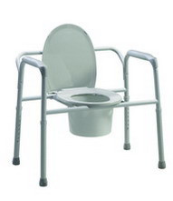 Drive Heavy Duty Bariatric Folding Bedside Commode Seat Medex Supply