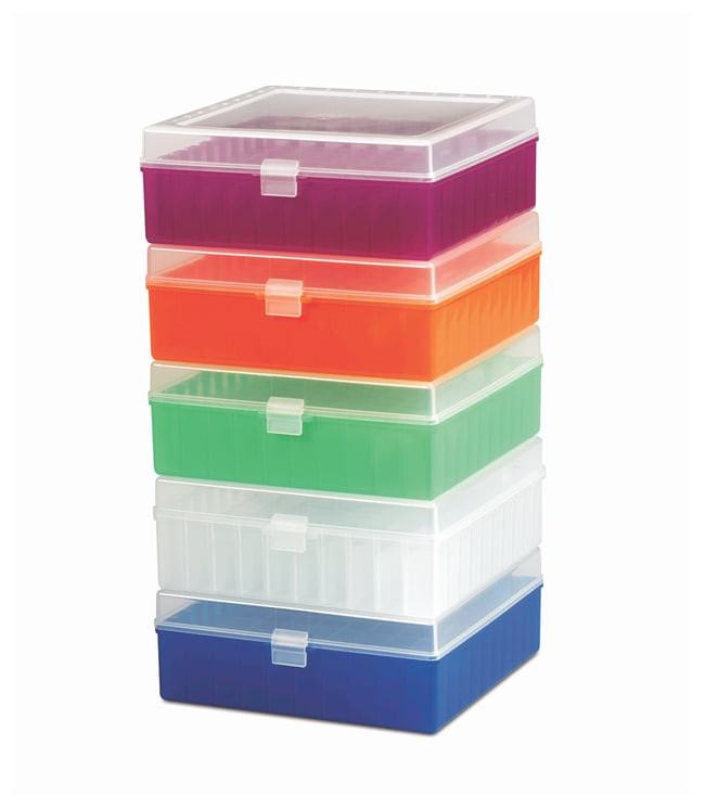 Fisherbrand 81-Place Polypropylene Cryo Storage Boxes, Assorted