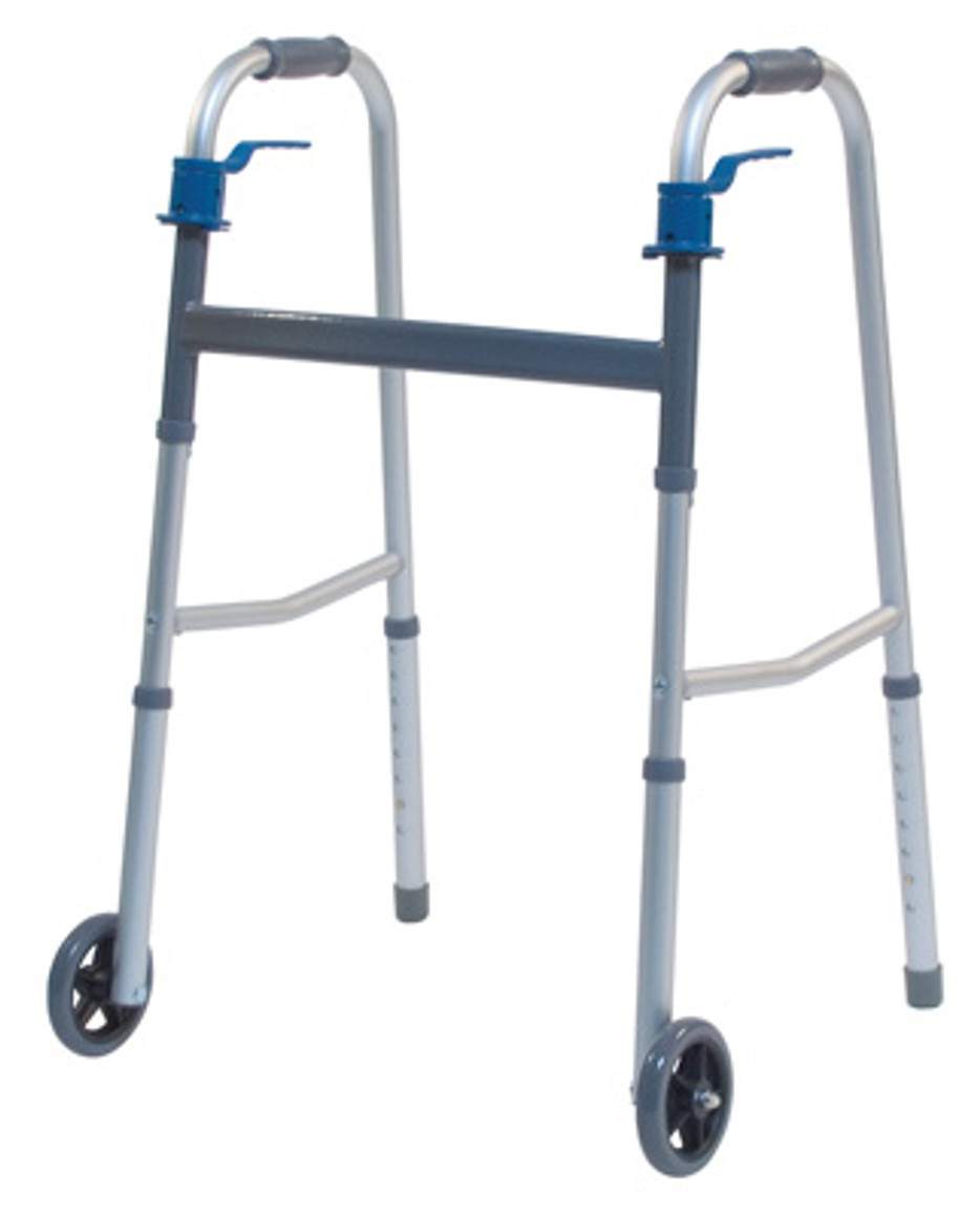 最適な材料 Lumex 716270R-1 Everyday Walker with 5 Wheels, Dual