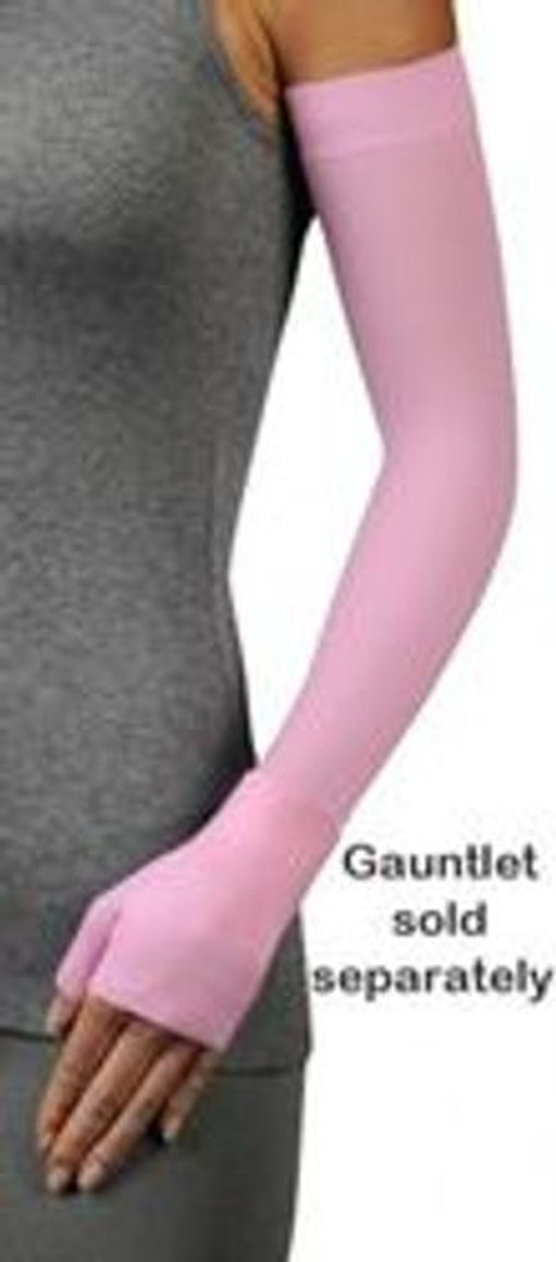 Juzo Max Arm Sleeve with Silicone Border, Size 2 Long, Pink