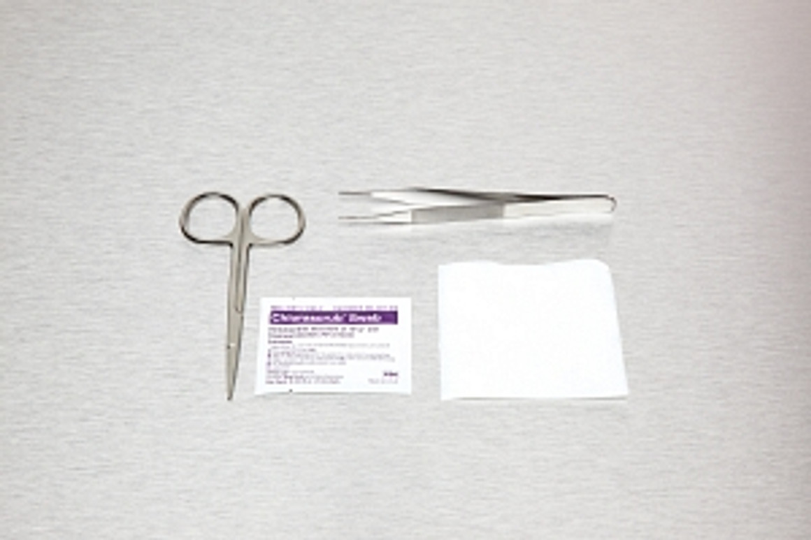 Medline Suture Removal Trays, 100/cs - Medex Supply