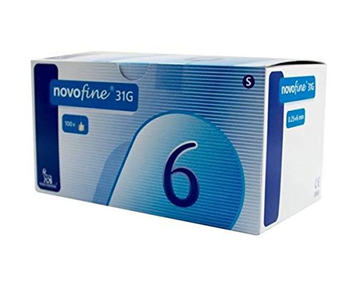 Insulin Pen Needle NovoFine® 31G x 6mm 100/Bx - Medex Supply