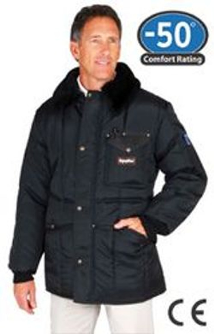 Refrigiwear Insulated Apparel, Jackoat, 2XL, 50-52" Chest