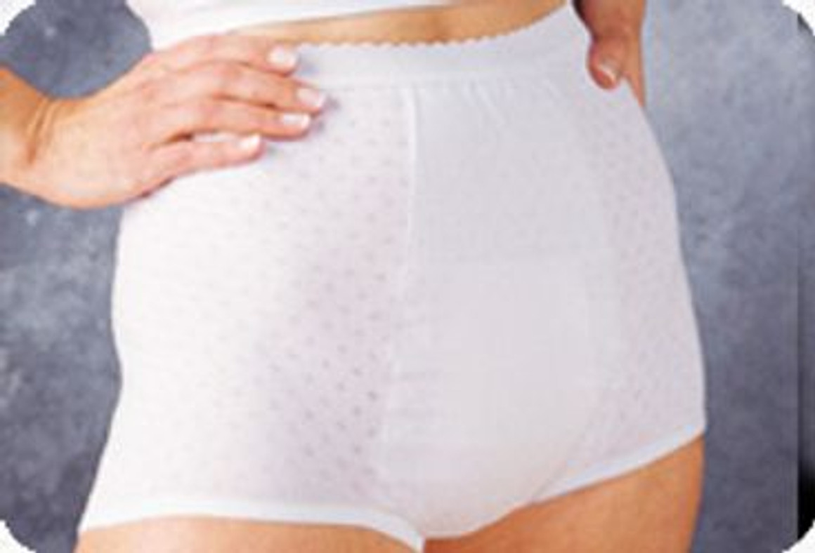 Salk HealthDri Ladies Heavy Panties, Size 4 (22"-24" Waist)