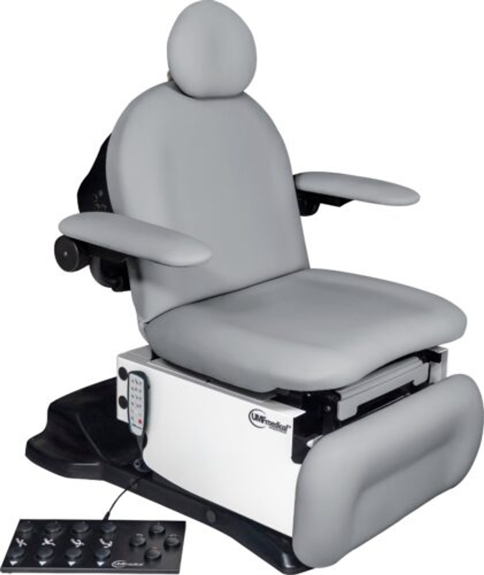 UMF 5016 Podiatry Chair Low Access 19", 600 lb Capacity, Mocha