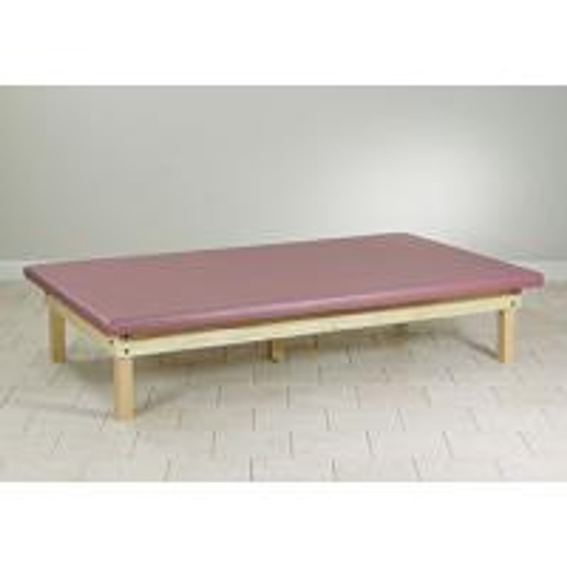 Clinton Value Series Upholstered Top Mat Platform, 4&#39; x 7&#39;, Burgundy