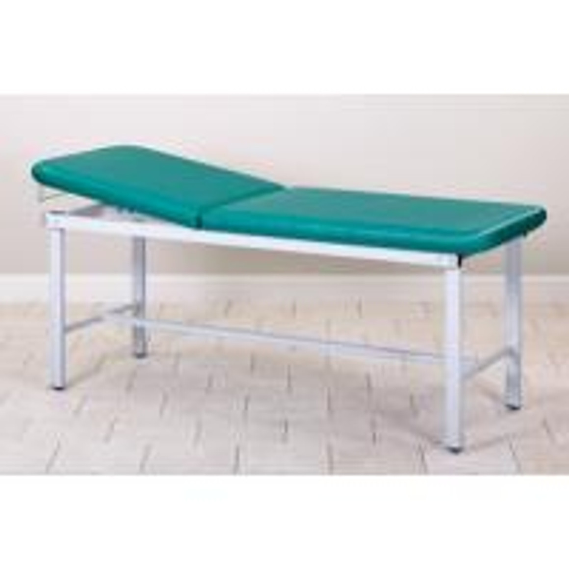 Clinton ETA Alpha Series Straight Line H-Brace Treatment Table, 27" Wide, Sapphire