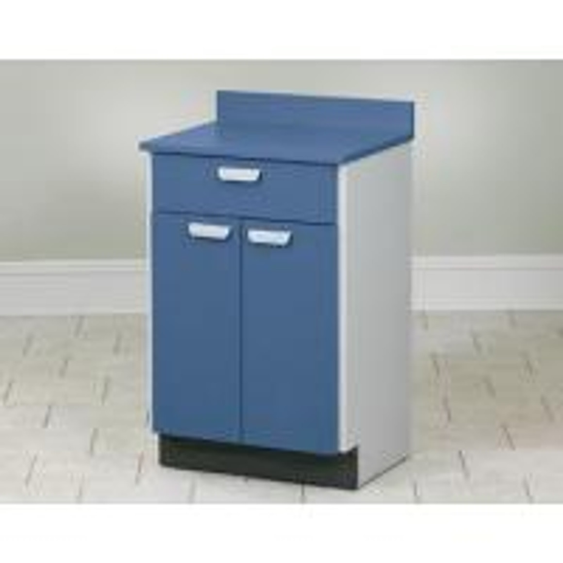 Clinton Treatment Cabinet with 2 Doors and 1 Drawer, Slate Gray