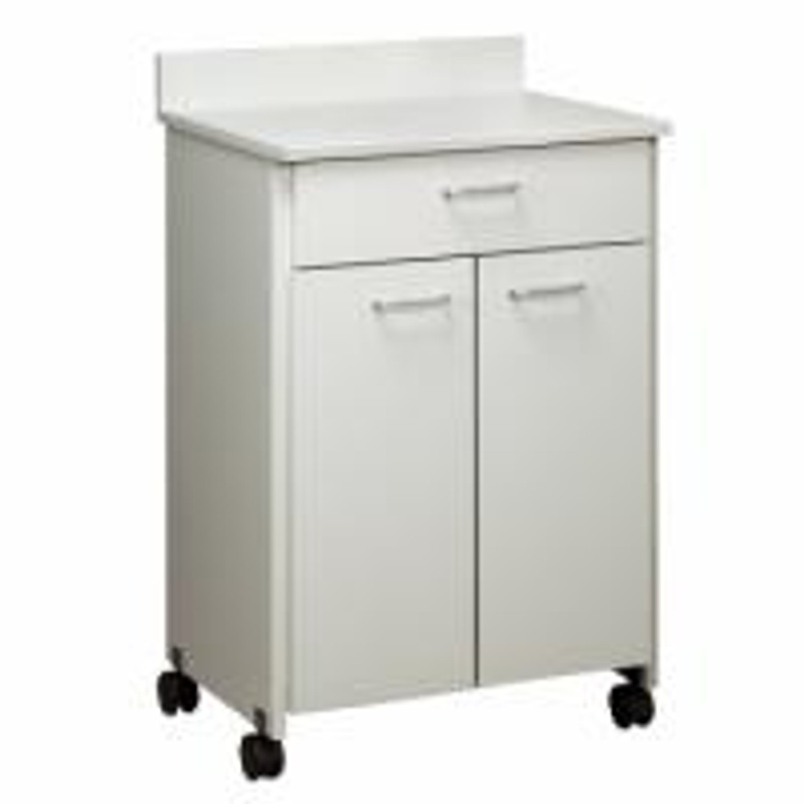 Clintonclean Mobile Treatment Cabinet With 2 Doors & 1 Drawer, Fossil