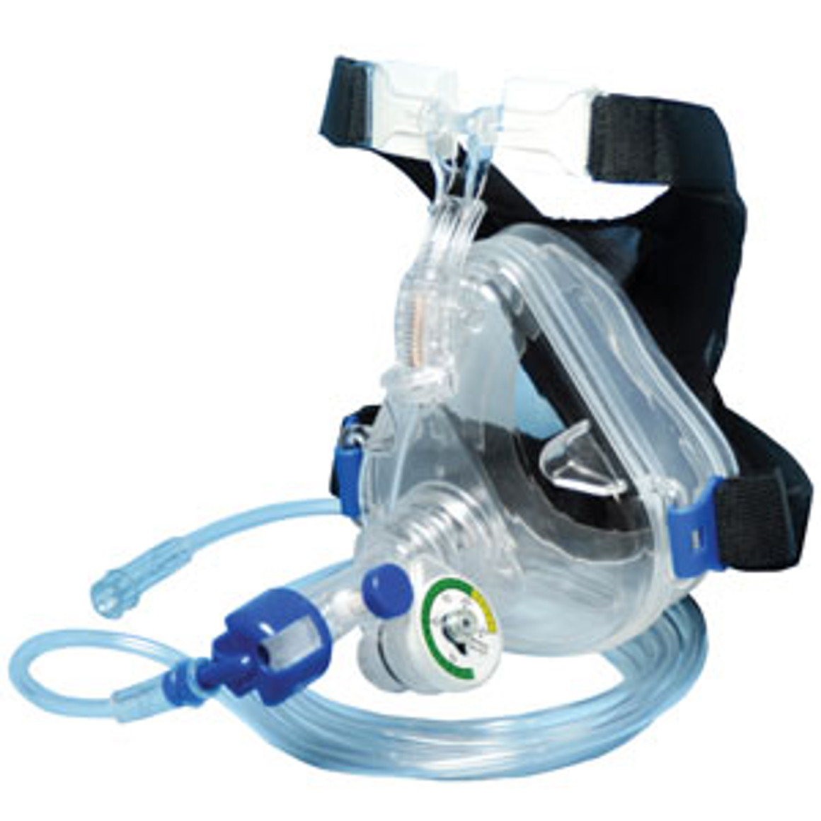 Flow-Safe II CPAP w/L Adult Mask with Straight Swivel Port Headstrap Nebulizer