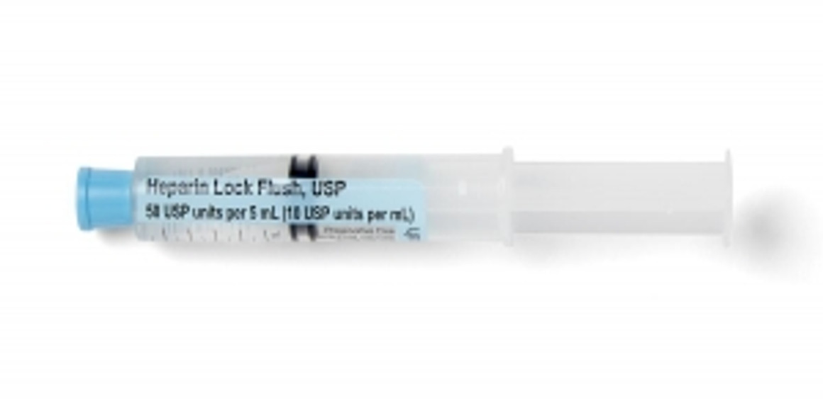 10 mL Syringes Prefilled with Heparin, 5 mL, 10 u / mL