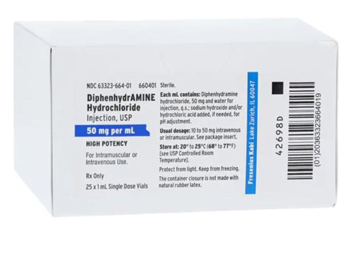 Diphenhydramine HCl Injection