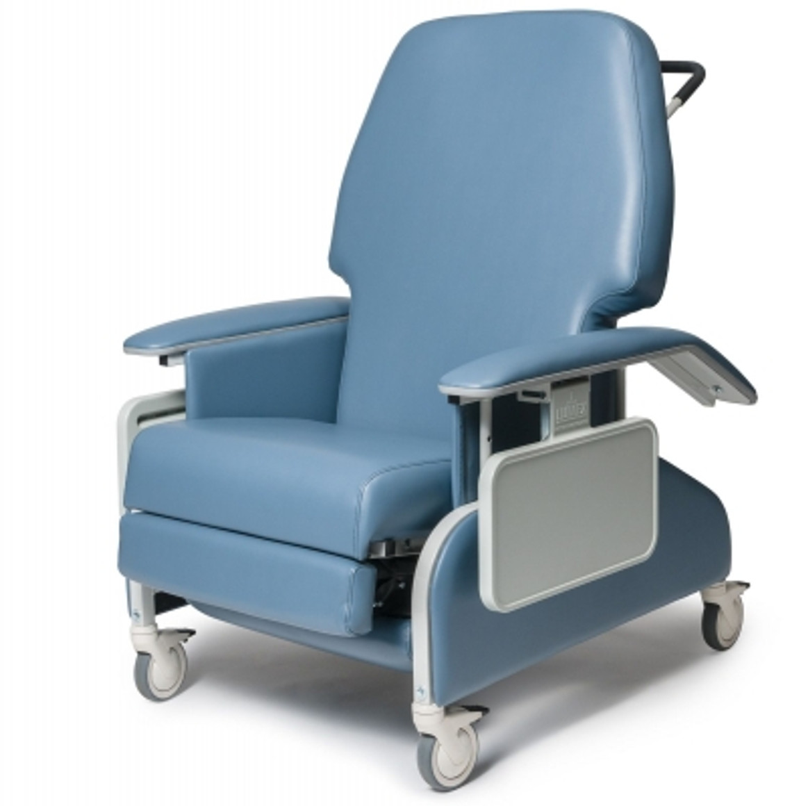 Lumex Extra-Wide, Drop Arm, Clinical Care Recliner, Imperial Blue