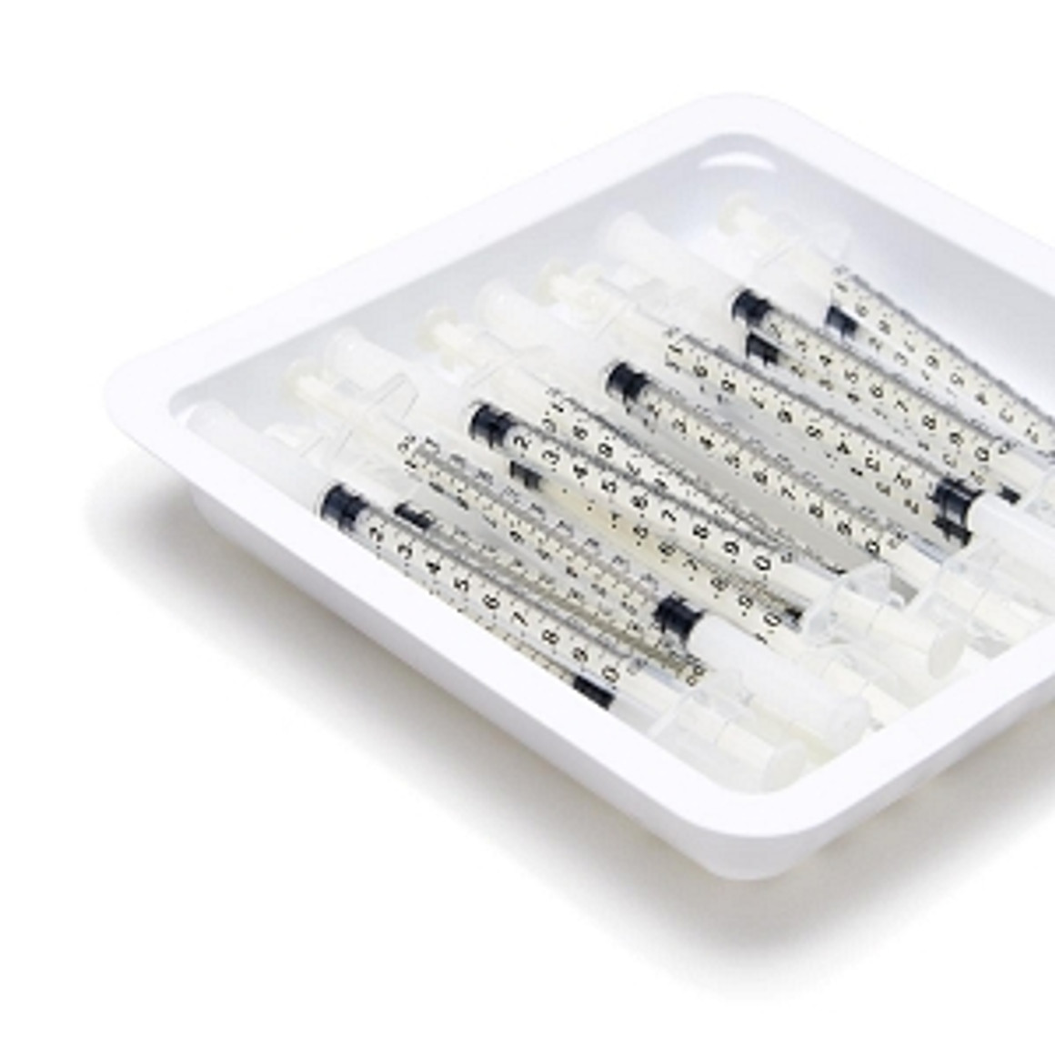 Allergy Syringe Tray with 25 Syringes