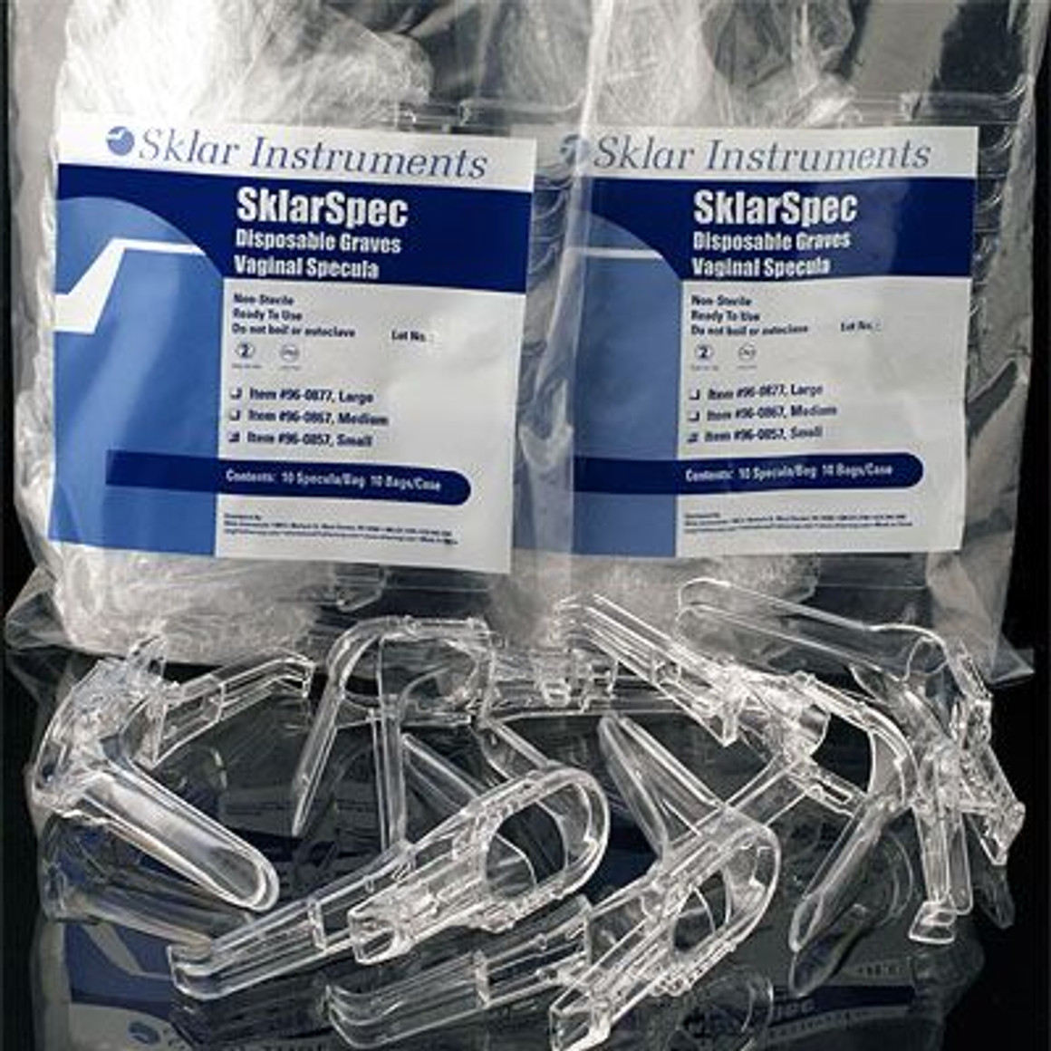SklarSpec Graves Speculum Disp plastic non sterile Medium 100/cs