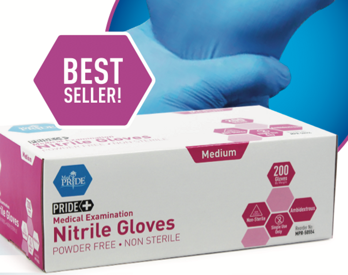 Medical examination nitrile gloves 2000/Case