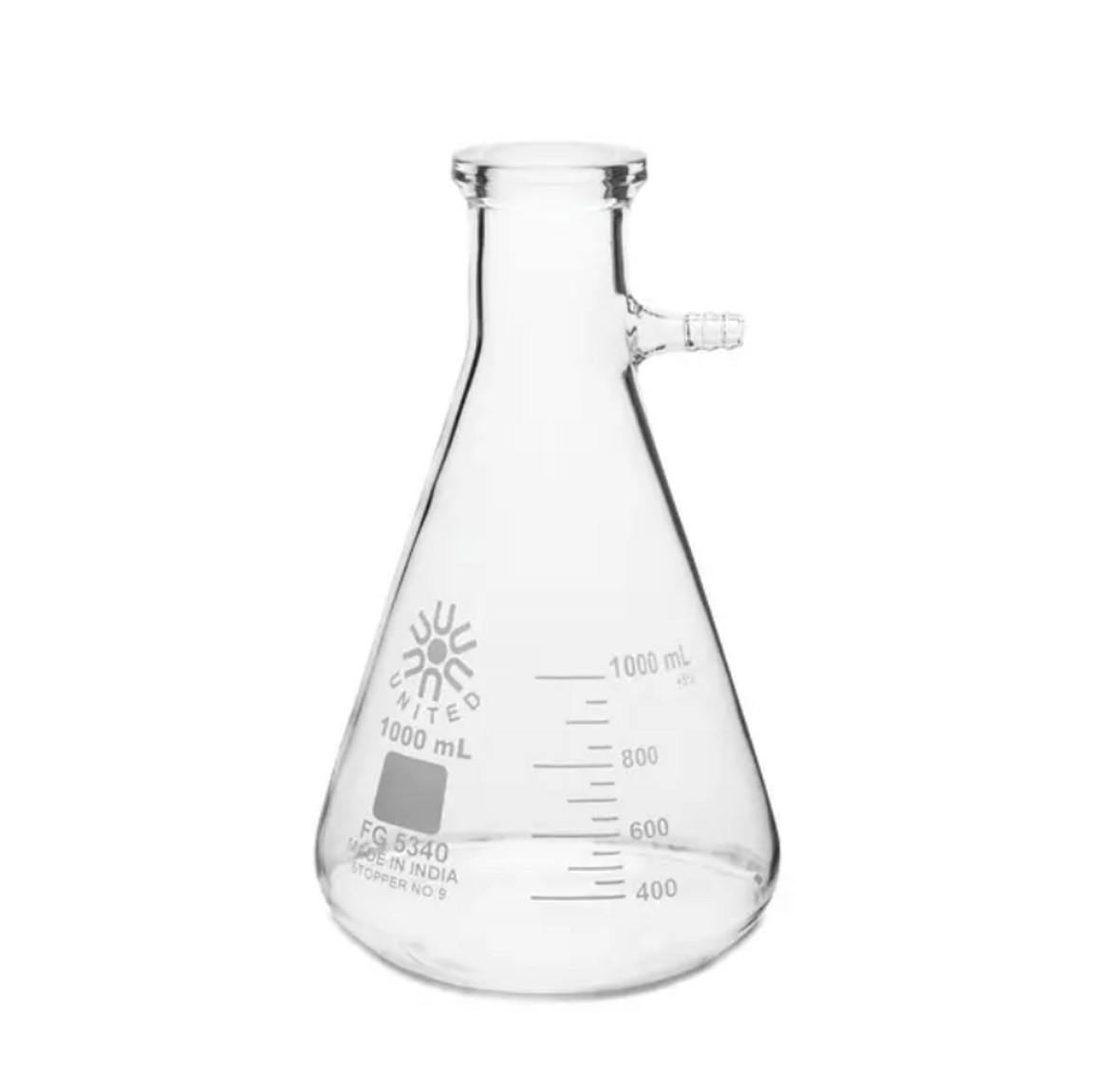 United Scientific Supplies Borosilicate Glass Filtering Flask