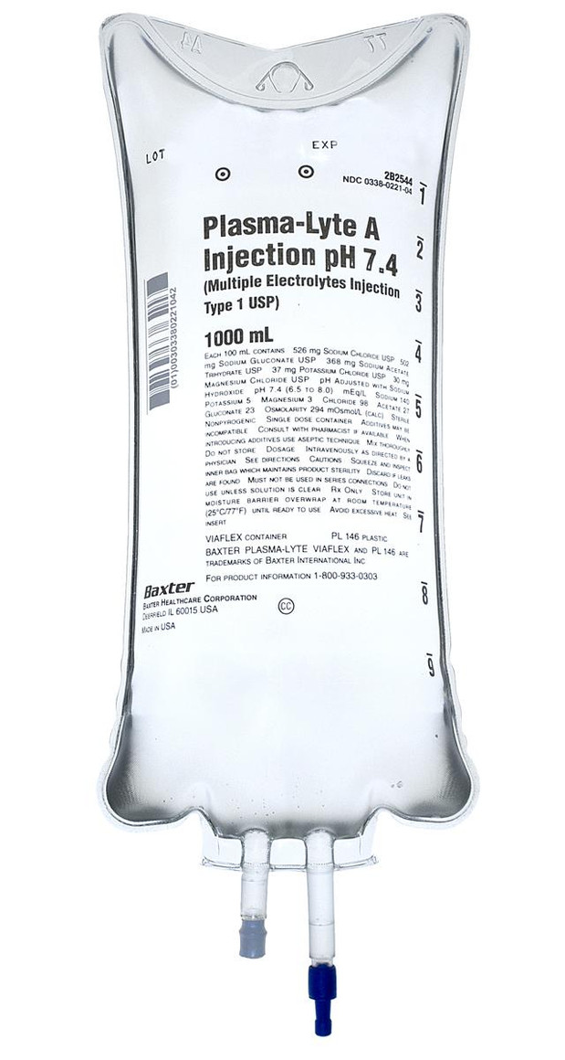 PLASMA-LYTE 148 Injection Solution, pH 7.4, 1000 mL
