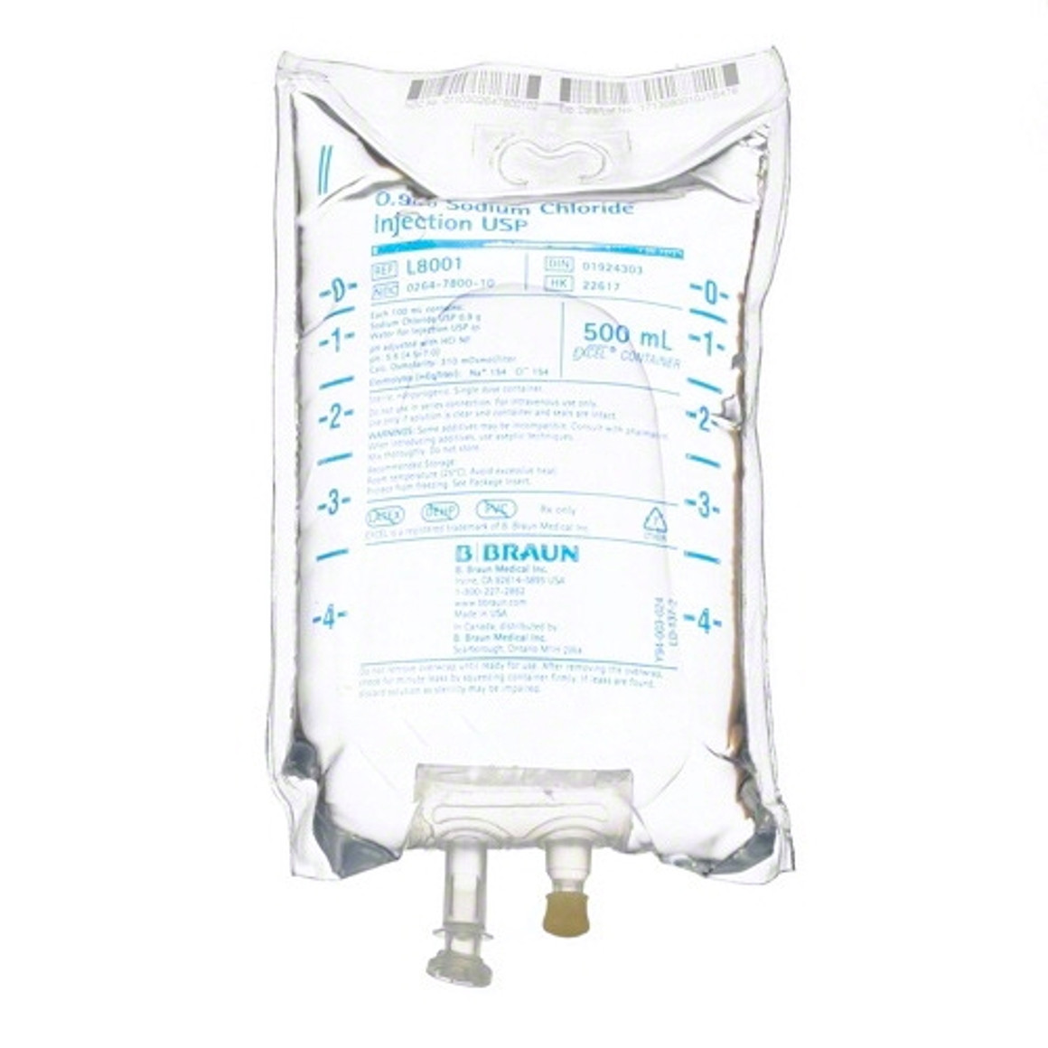 Find Saline Bag 500ml | Faces Consent